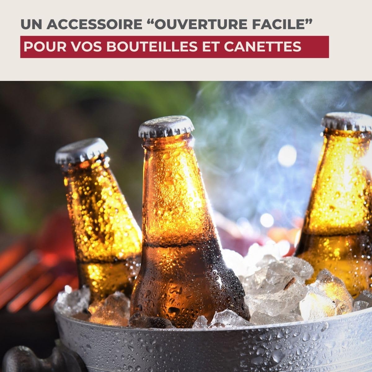 Fackelmann Ouvre bouteille 4 en 1, décapsuleur, ouvre boîte, ouvre bocal, Plastique, Noir, 14,5 x 4,5 x 2,5 cm