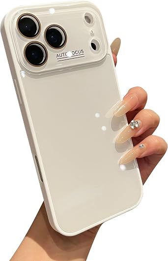 Caseative for iPhone 17 Pro Max Case, White