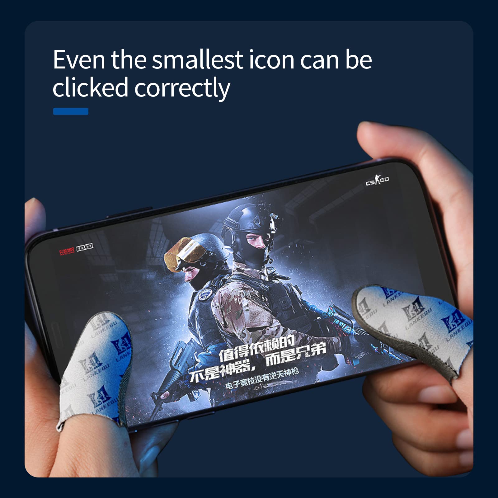 Fingerhüllen Für Gaming – 6 Stück, 0,3 Mm Silberfaser, Schweißabweisend