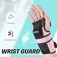 Vista 3 de Rodilleras, coderas, muñequeras para niños/adultos, juego de equipo protector 6 en 1 para patinaje en línea, patinaje sobre ruedas, patinete, BMX