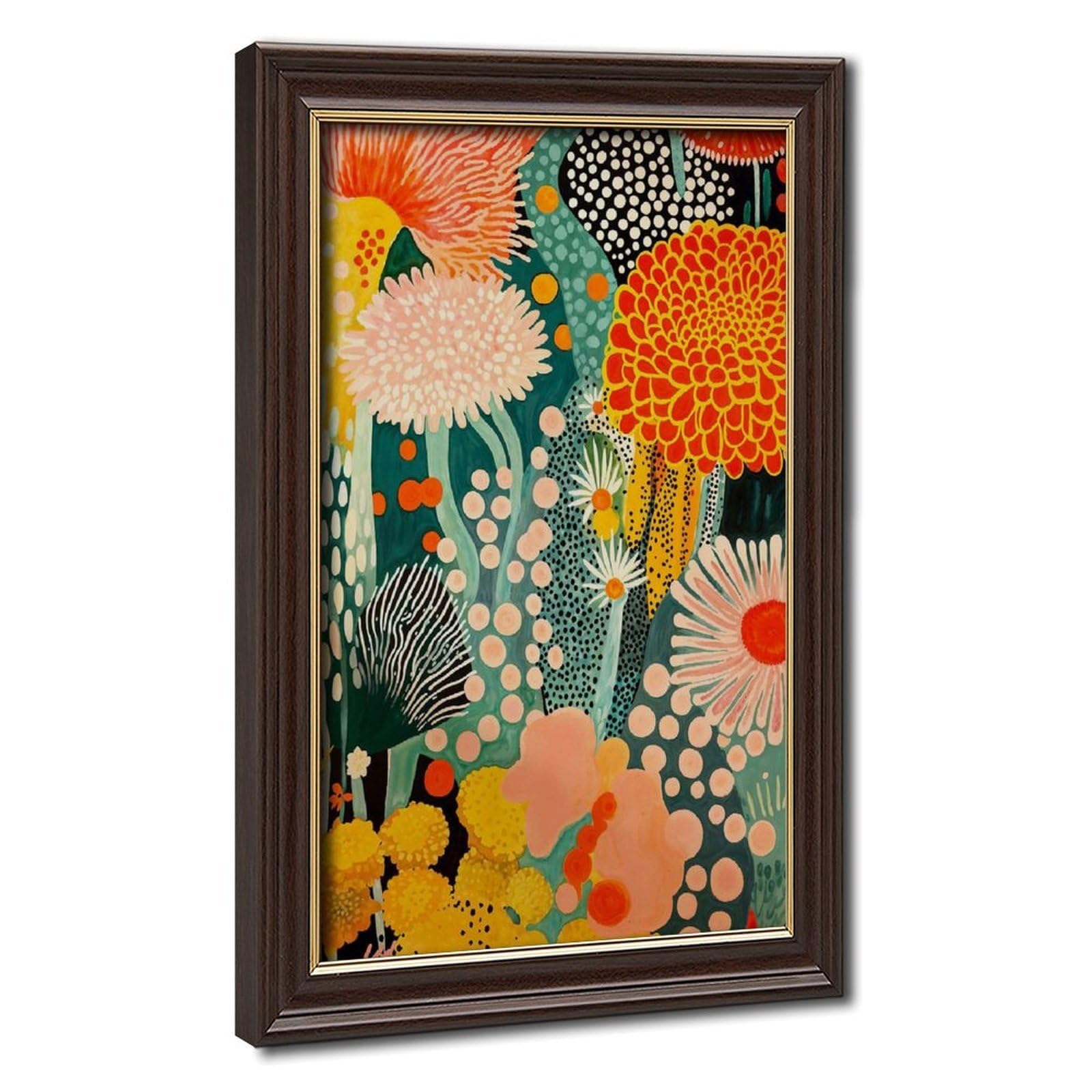 Bareronor Abstract Botanical Poster Canvas Poster Bedroom Decor Landscape Office Room Decor Gift 24" L X 36" W