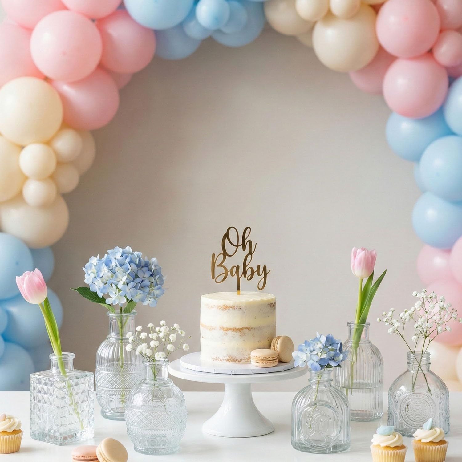 Bulk Glass Bud Vases - Wedding & Baby Shower Decor -9 Bulk Glass Bud Vases - Wedding & Baby Shower Decor -9
