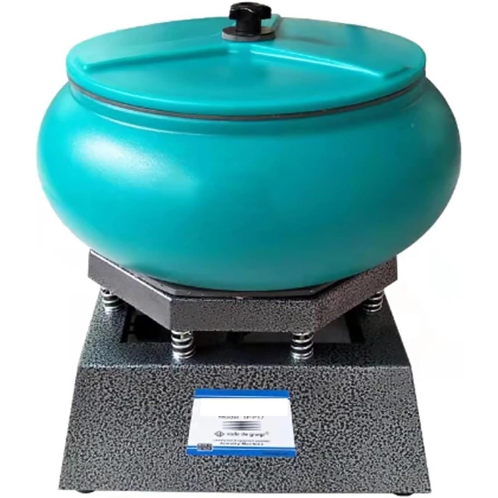 CEVIZ Vibratory Tumbler Polisher, Stone Polishing Machine, 17Inch Vibratory Rock Tumbler Bowl Tumbling Polishing Machine, Professional Rock Tumbler Kit, Convenient Operation