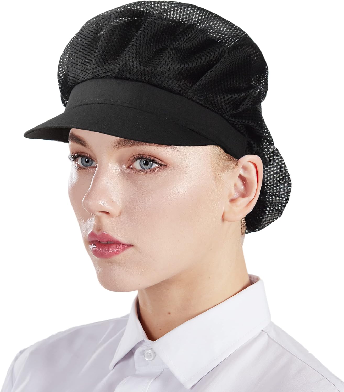 Nanxson 3pcs Chef Hat Kitchen Cooking Chef Cap Food Service Hair Nets for Women CF9062 - Image 5