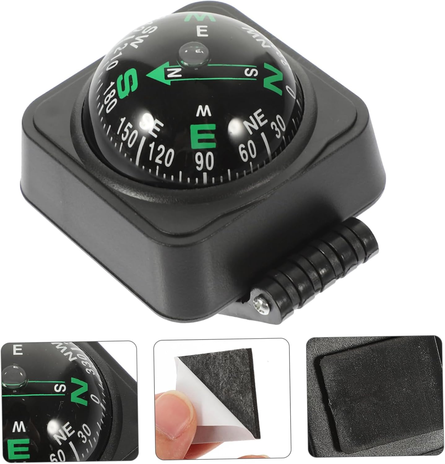 Didiseaon Portable Car Compass Ball High Precision Dashboard Navigation Tool for Outdoor Activities Use Durable