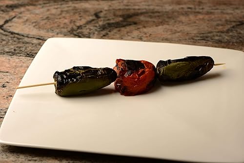 Miniatura 4 de EcoQuality - Juego de 2400 pinchos de bambú de 12 pulgadas para barbacoa, barbacoa, barbacoa, palillos de barbacoa, pinchos de madera, accesorios