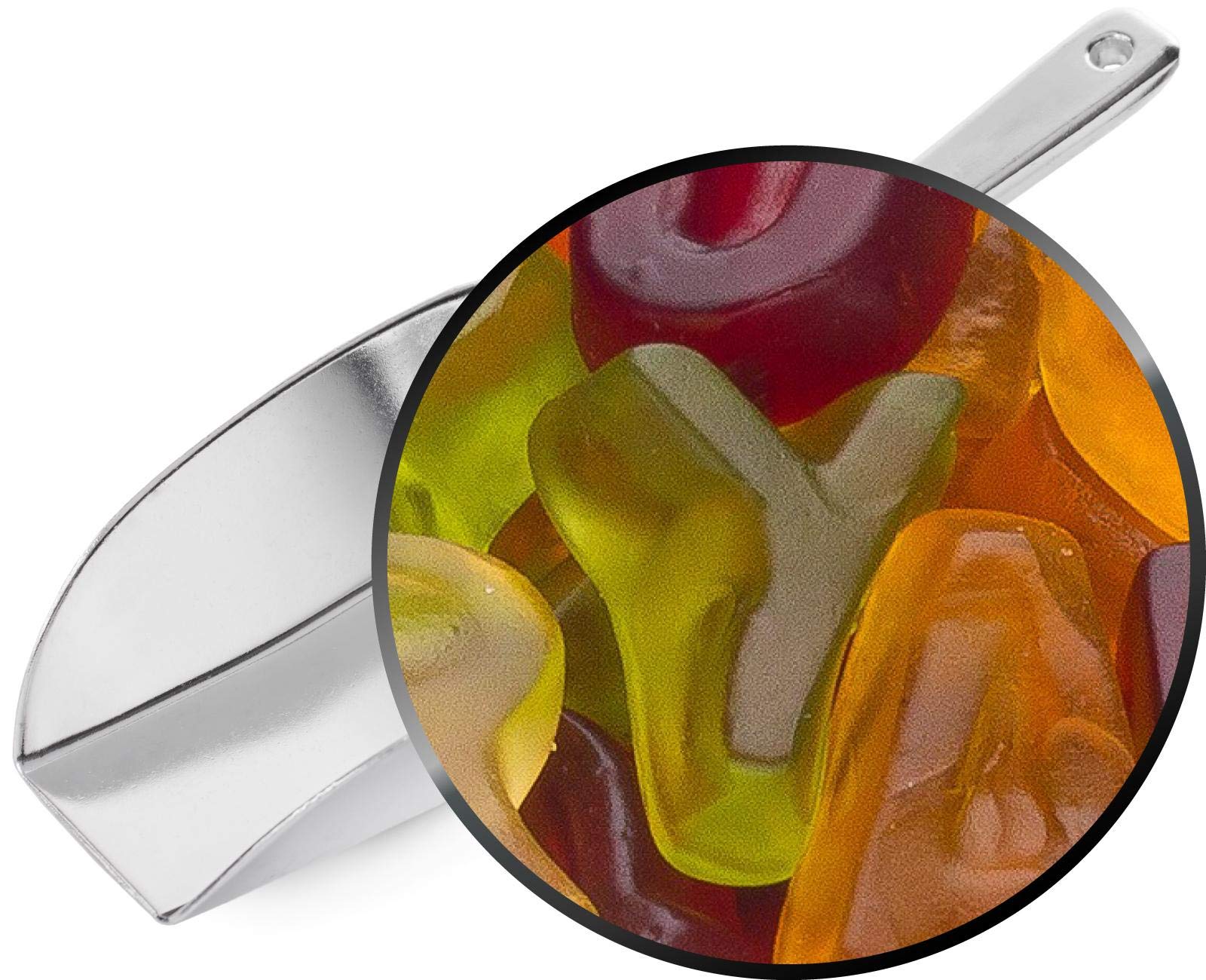 1 x 3kg Fruchtsaftgummi ABC & Zahlen 17% Fruchtsaft Pfirsich Birne Banane Kirsche Aprikose Himbeere aus Fruchtsaftkonzentraten glutenfrei laktosefrei