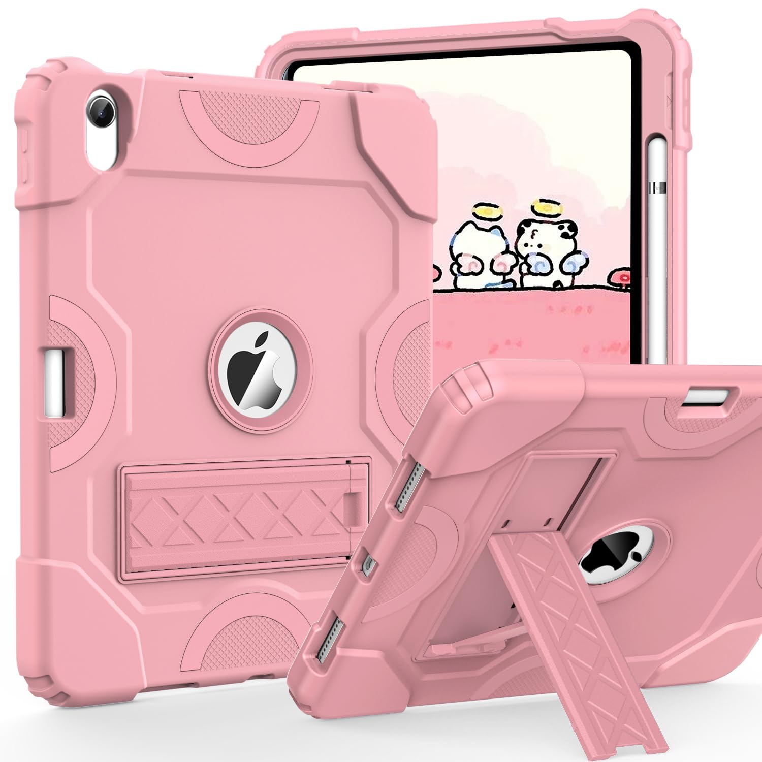 Cantis Case for ipad 10th Generation 10.9 inch 2022, iPad 10th Case with Kickstand & Pencil Holder, Heavy Duty Shockproof Rugged Protective Cover for 10.9'' iPad 10th Gen