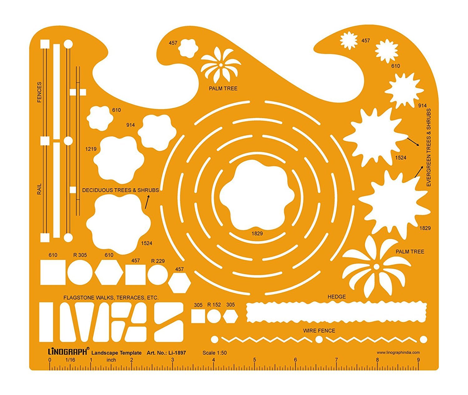 Landscape Template Drafting And Design Templates Stencil Symbols 