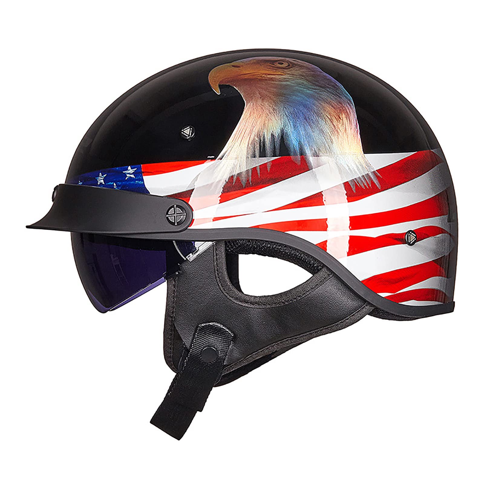 Casque jet de moto anti-UV et résistant à la corrosion