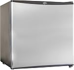 Koolatron Refrigerator - Mini Fridge With Freezer For Kitchen, Bedroom, Office, Dorms, Cool Storage For Wine, Beverages, Compact Free Standing, 1.6 Cubic Feet Capacity, White