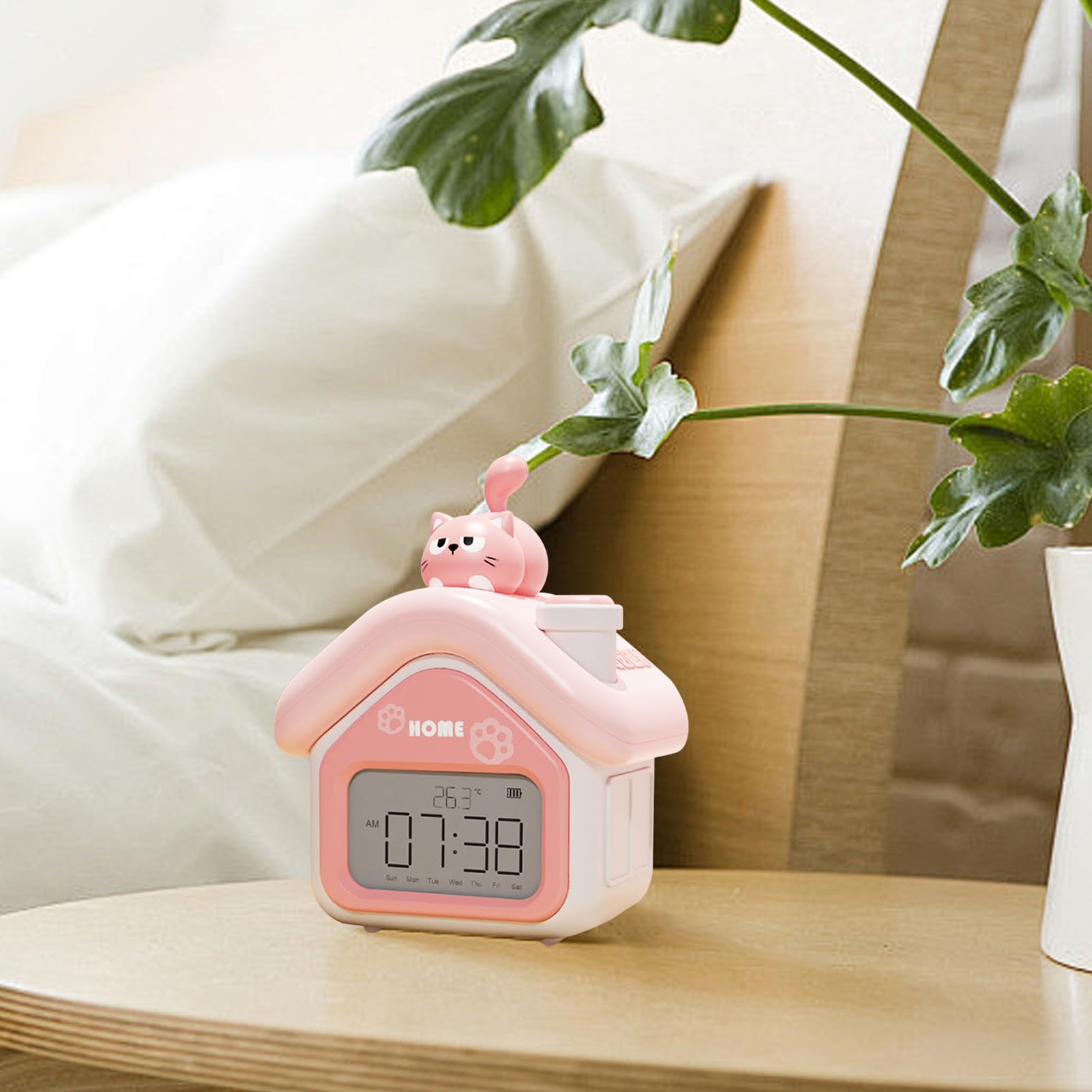 Genérico Reloj Despertador para Niños | Reloj Digital Infantil con Pantalla LED,Hogar Dormitorio Guardería Viaje Dormitorio Infantil Regalo