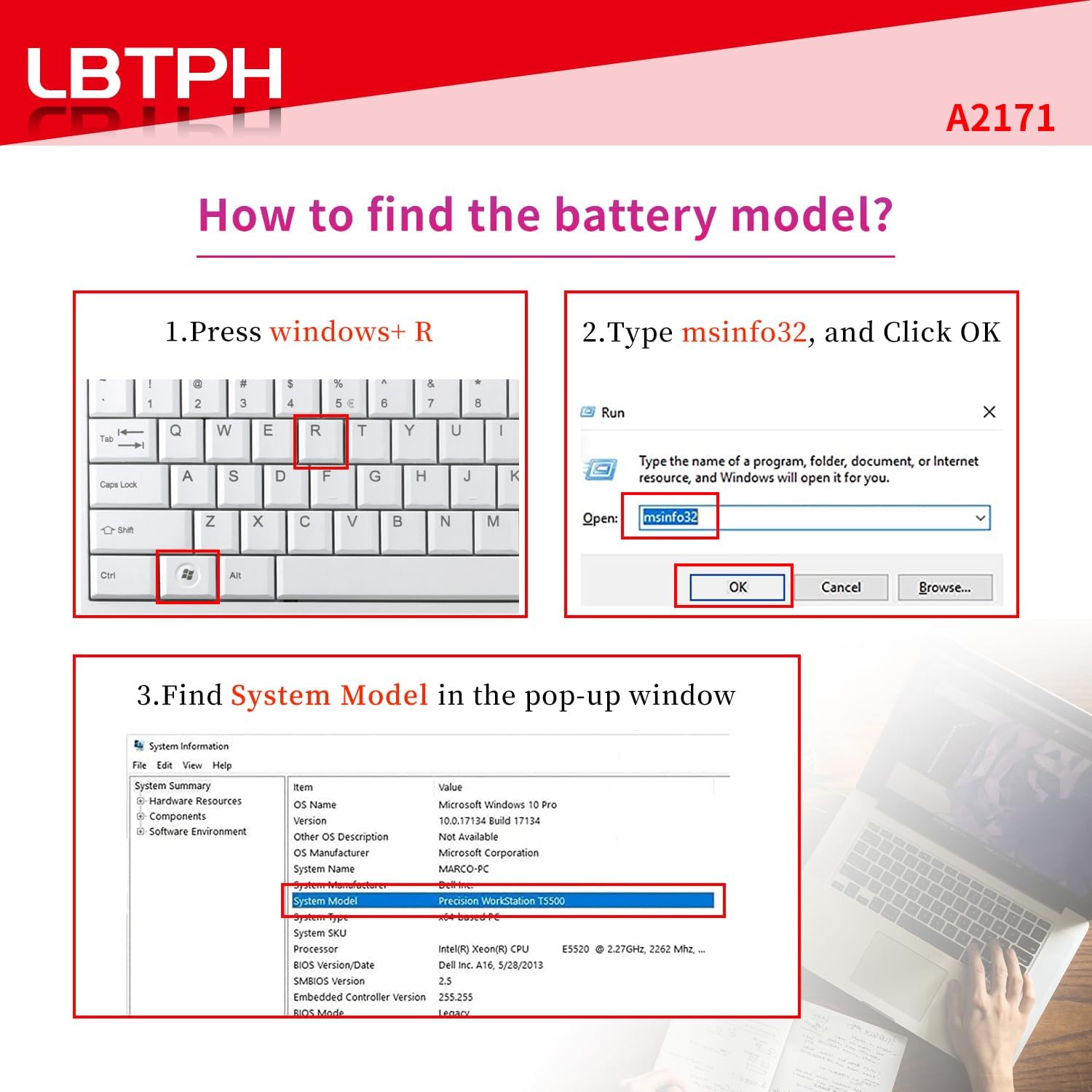 A2171 Battery for Apple MacBook Pro Retina 13.3'' A2159 2019 MUHN2LL/A MUHP2LL/A MUHQ2LL/A MUHR2LL/A MUHR2LL/B 2020 A2289 EMC3456 3301 I5-8257U Core I7 1.7G MYDA2LL/A MXK62 11.41V 58.2Wh