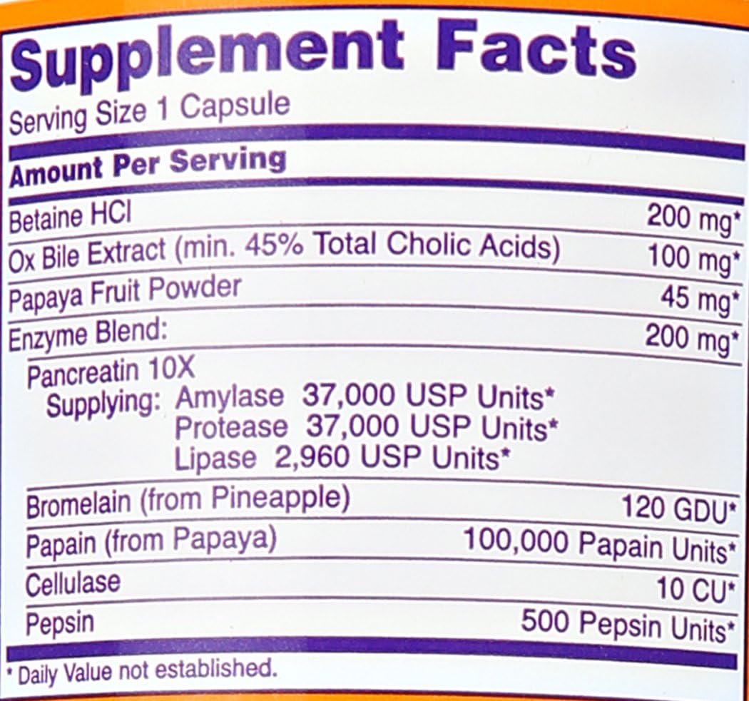 NOW Foods Super Enzymes 180 Tablets