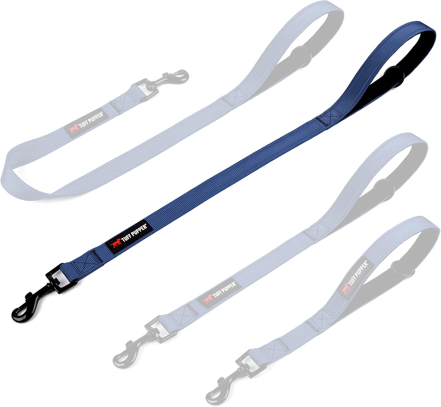 Tuff Pupper Short Dog Leash for Dog Training | 24 Inch | Perfect for Service Dog Harness & Short Training Leash | Traffic Leash Handle…