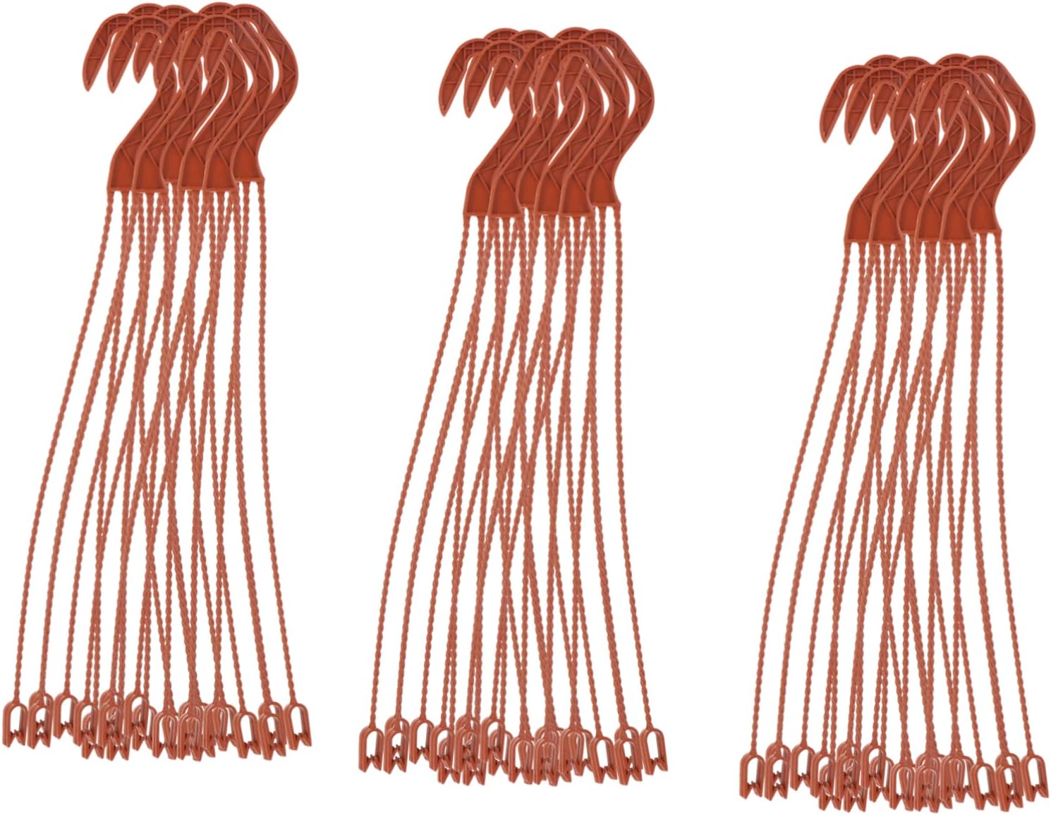 BESPORTBLE 50pcs Hanger Hook Indoor Hanging Planters Metal Clothing Rack Flower Pot Hanging Flowers for Decoration Plant Bracket Bird Garden Plastic Raw Material Chain Ceiling