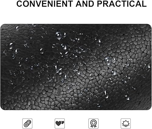 Miniatura 5 de Rodillo de yoga de espuma de alta densidad, rodillo de fitness y ejercicio negro para músculos, espalda, hombro, cuello, piernas, masaje, equipo de