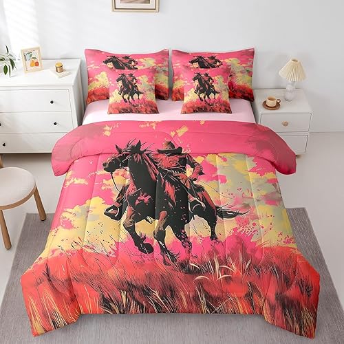 Miniatura 9 de Erosebridal Juego de edredón de 7 piezas con diseño de piano, cama Queen en una bolsa, juego de ropa de cama retro con notación musical de guitarra