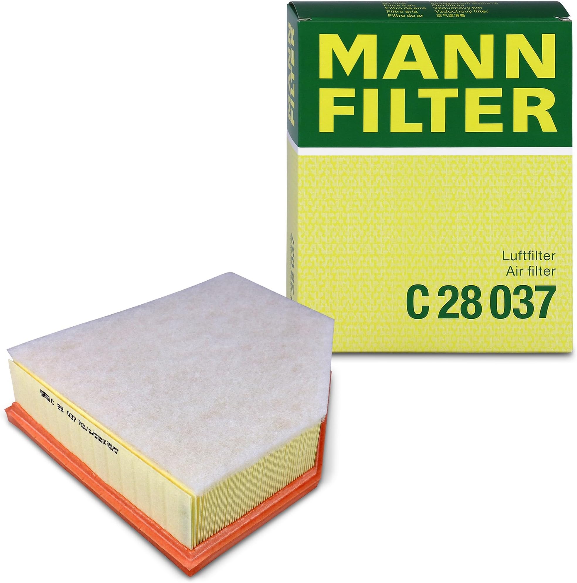 C 28 037 Engine Air Filter Replacement Compatible With BMW 530e, 530i, 540i, 740i, 745e, 840i, X3, X4, X5, X7