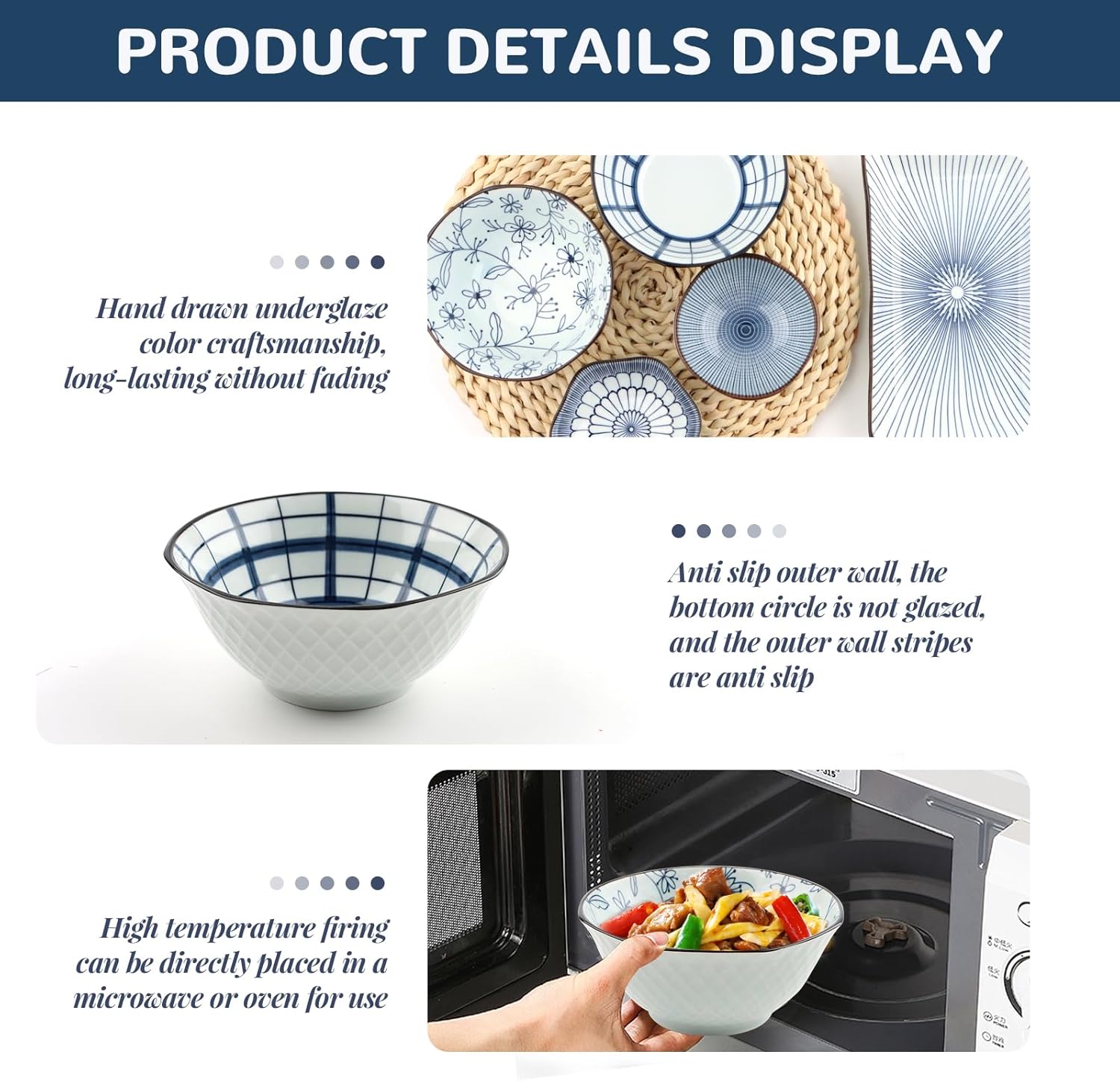 7 Pcs Japanese Style Ceramic Sushi Plate Set include 8.4 inch Rectangle Sushi Plates, 2 Sauce Bowls,2 Sauce Dish and 2 Pairs of Chopsticks for Dinner,Parties,Meat,Dessert,Dishwasher and Microwave Safe