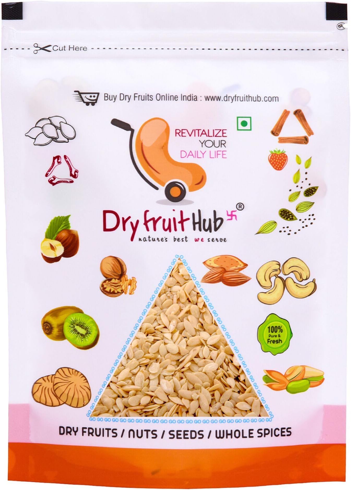 Muskmelon Seeds 250g,(Kharbooz Magaz)