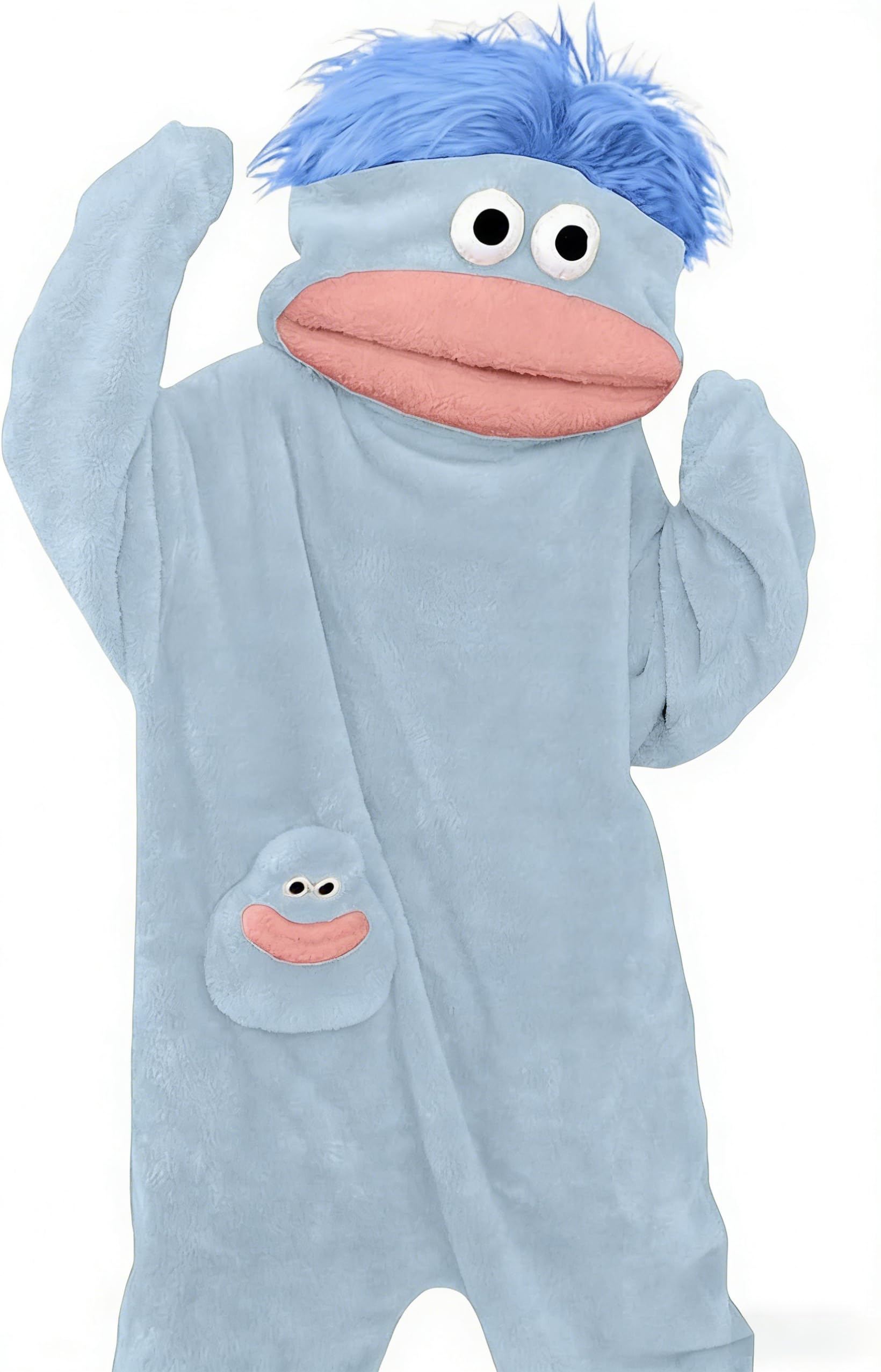 YINGWDA - Pijama de una pieza con capucha de forro polar de felpa divertida con diseño de rana, ropa de descanso acogedora para el hogar