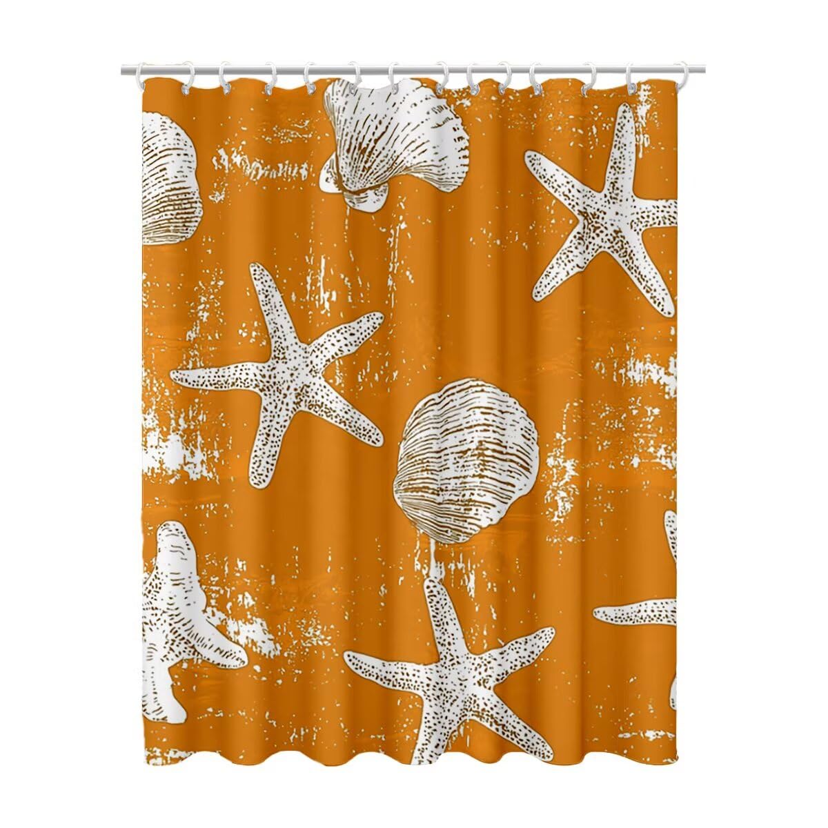 Rideau de douche imperméable et lavable avec ourlet lesté anti-collage