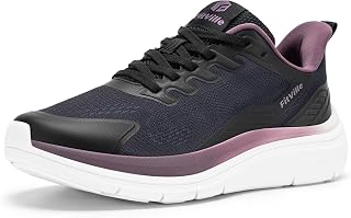 FitVille Women's Wide Width Walking Shoes for Heel Pain & Plantar Fasciitis - Lightweight Cloud Lite V1 Breathable Comfort