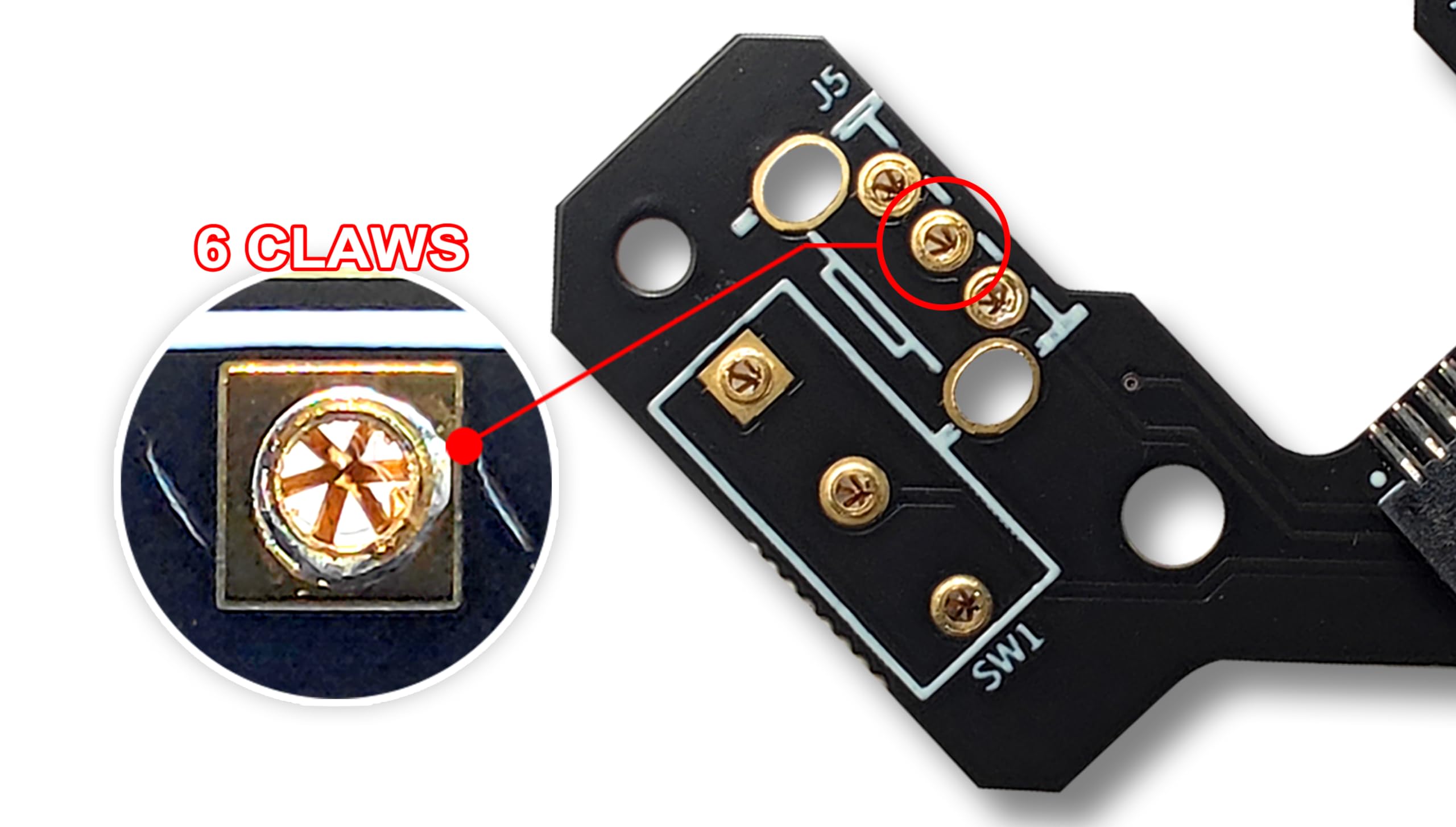 Amazon.com: Hokeyio Mouse HOTSWAP Button PCB Board for VAXEE XEW