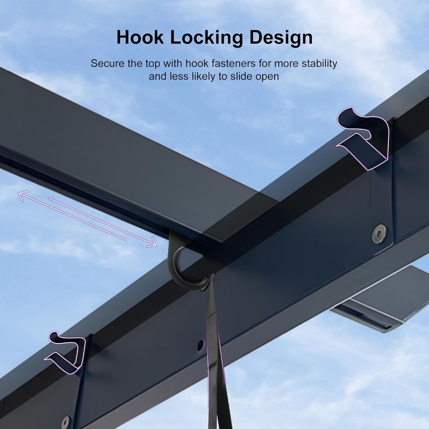 Hook Locking Design for Canopy