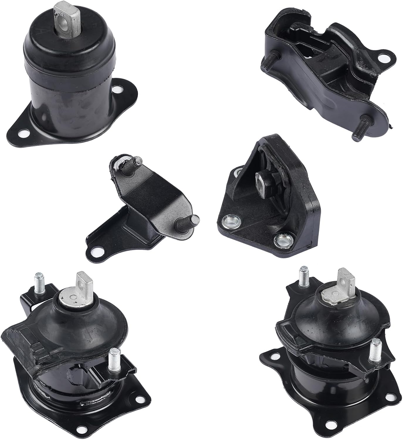 6PCS Engine Motor Mount Set Compatible with 2003 2004 2005 2006 2007 H'onda Accord LX EX SE 3.0L with Automatic Transmission, Replace# A4526HY A4527HY A4524 A4525 A4544 A4517