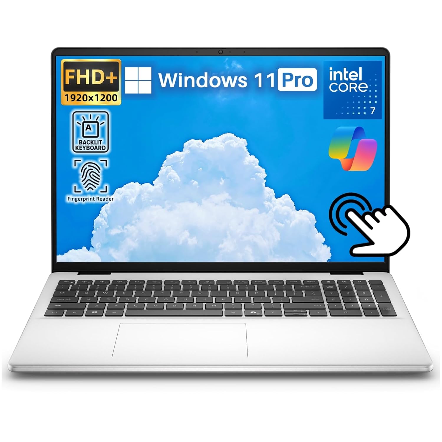 Dell 16 Touchscreen Business Laptop 2025 New 16 inch FHD WUXGA Intel Core 7 150U 32 GB DDR5