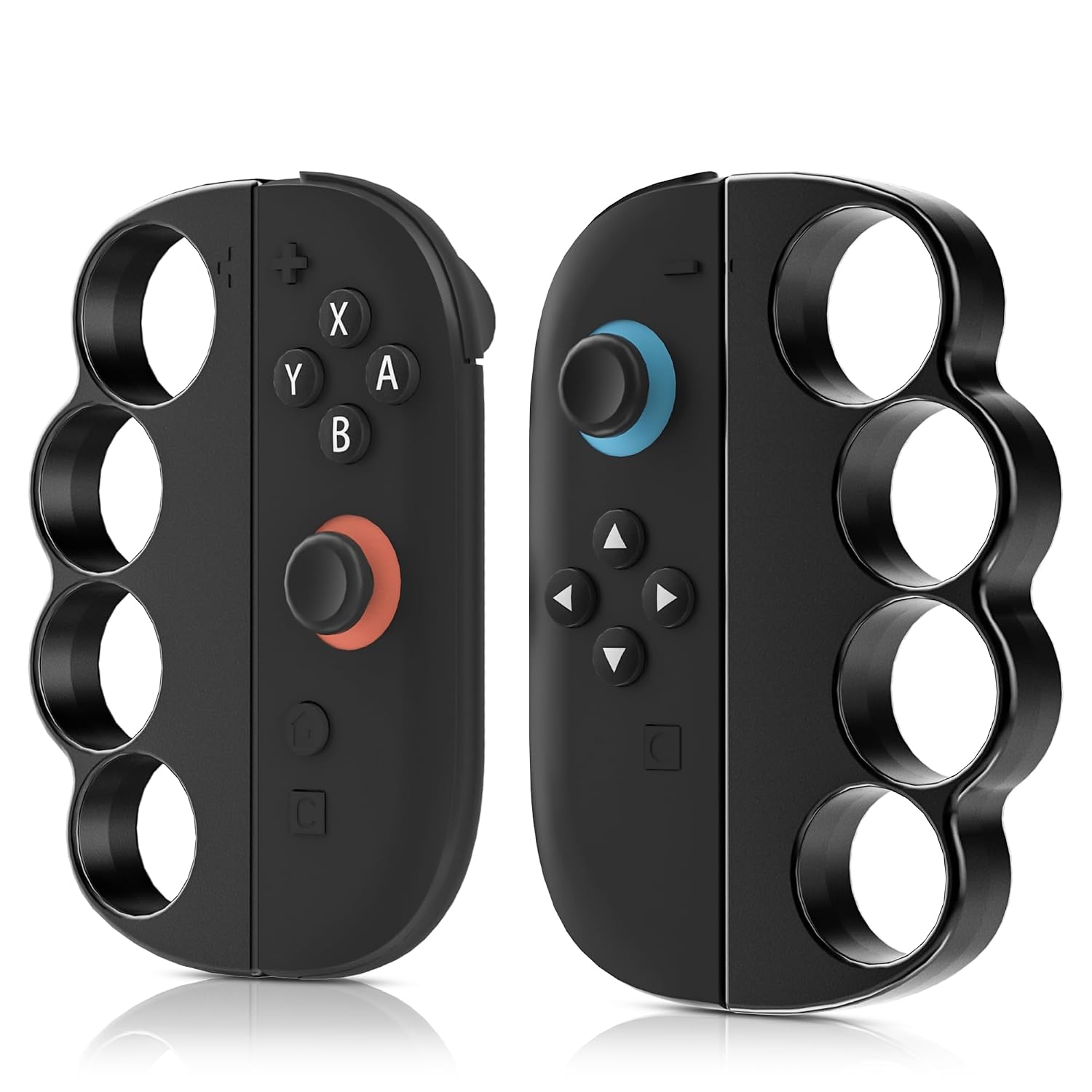GLDRAM Fitness Boxing Grip for Nintendo Switch 2 (2025) Joycon, Ergonomic Controller Handle Grip Accessories for Swicth 2 Sports & Boxing Game - Black (2 Packs)
