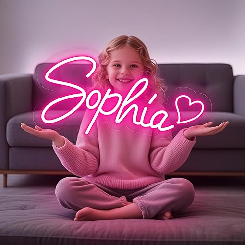 Miniatura 7 de Letreros de neón personalizados, letrero de neón LED personalizado con talla 3D, luz de neón personalizable con USB para decoración del hogar, boda,