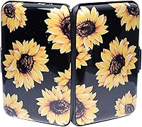 Vista 3 de TieNew Funda de aluminio para tarjetas de crédito con bloqueo RFID, tarjetero de metal para tarjetas de crédito, tarjeta de identificación, tarjetas