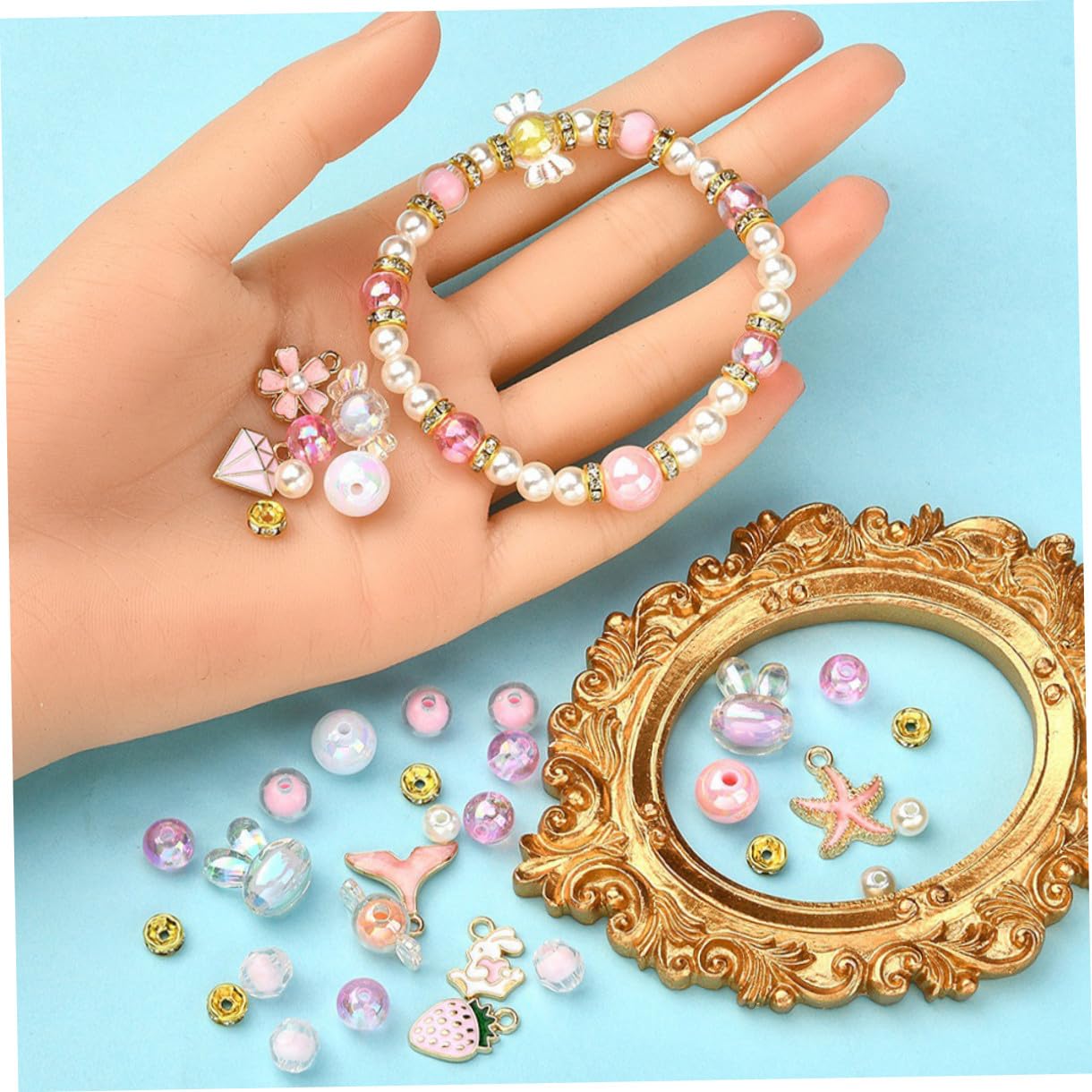 SHINEOFI 3sets Creazione Bracciali Fai Da Te Kit Di Accessori Per Gioielli Scomparti Per Perline Colorate Strumenti Pratici Per e Creazione Di Bracciali