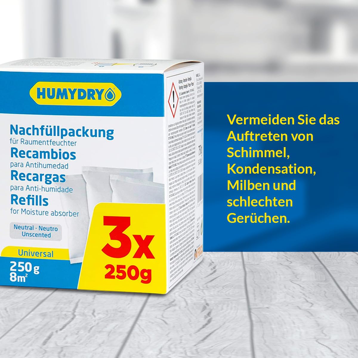 HUMYDRY - Nachfüllpackungen 3x250g