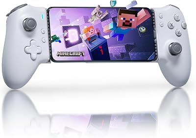 EasySMX M15 Móvil Mando de Juego para Teléfono Android (Tipo C) & iPhone 15 Series – con Botones Mecánicos – Hall Joysticks/Triggers – Vibración – Bluetooth & Plug and Play