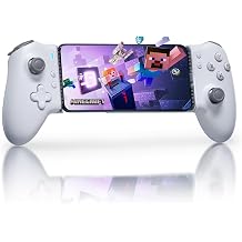 EasySMX M15 Type C Mobile Gaming Controller for Android iPhone 15 Series USB C, Cloud Gaming Xbox Playstation Game Pass Bluetooth Gaming Controller with Hall Joysticks Trigger Mechanical Plug and Play