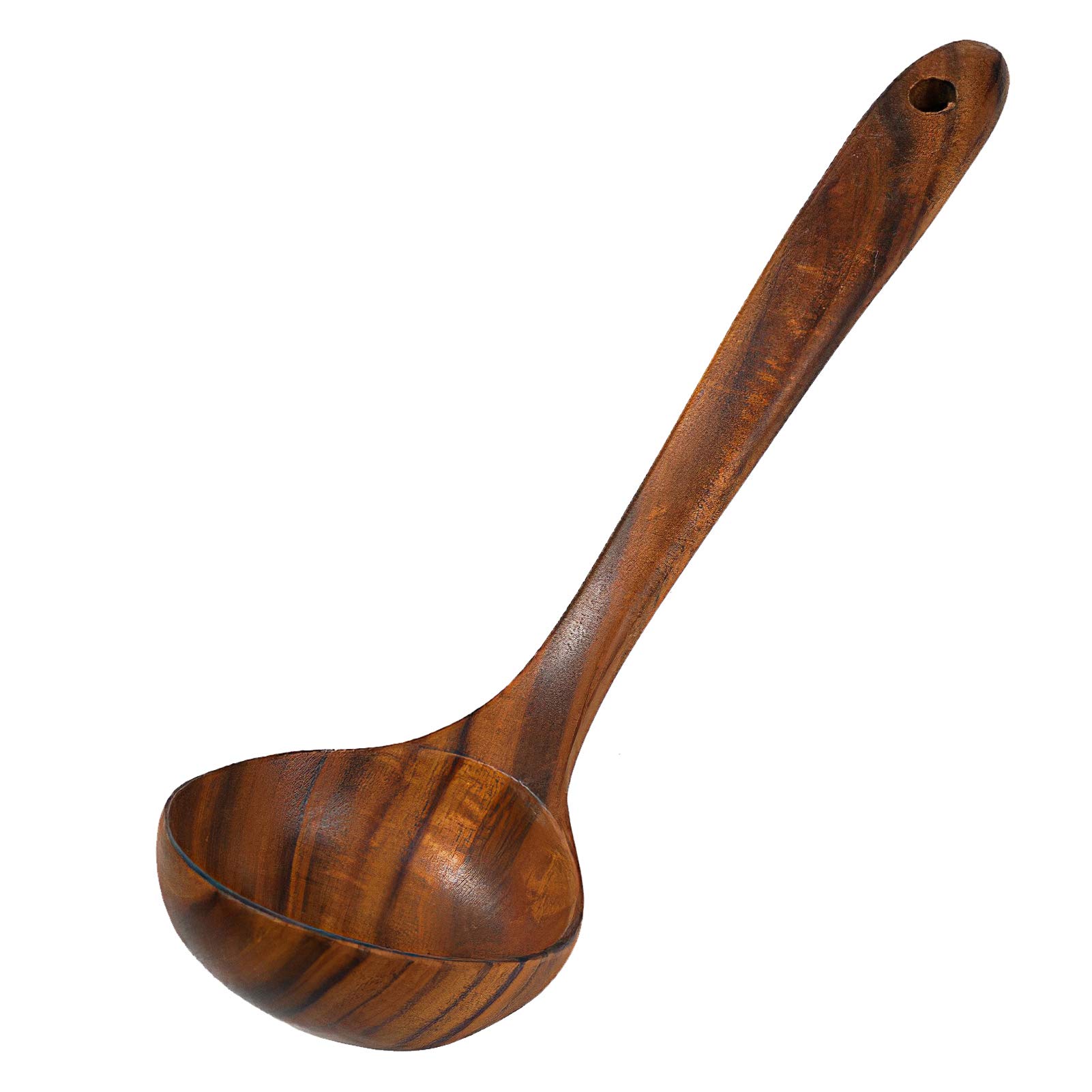 Küchenhelfer-Set aus Holz, antihaftbeschichtet, Spatel, Löffel, Sieb, Salatgabel, Naturholz, Kochutensilien, 8 Stück