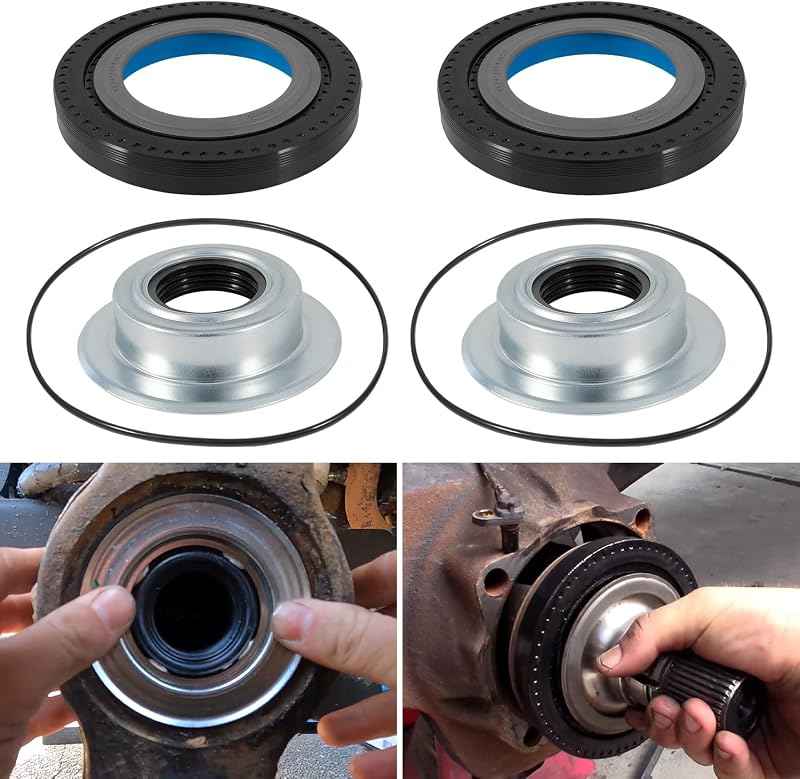 Kit de retentores do eixo dianteiro LAIKOU para Ford F-250 F-350 F-450 F-550 Super Duty 2005–2019 Dana Super 60 – Conjunto