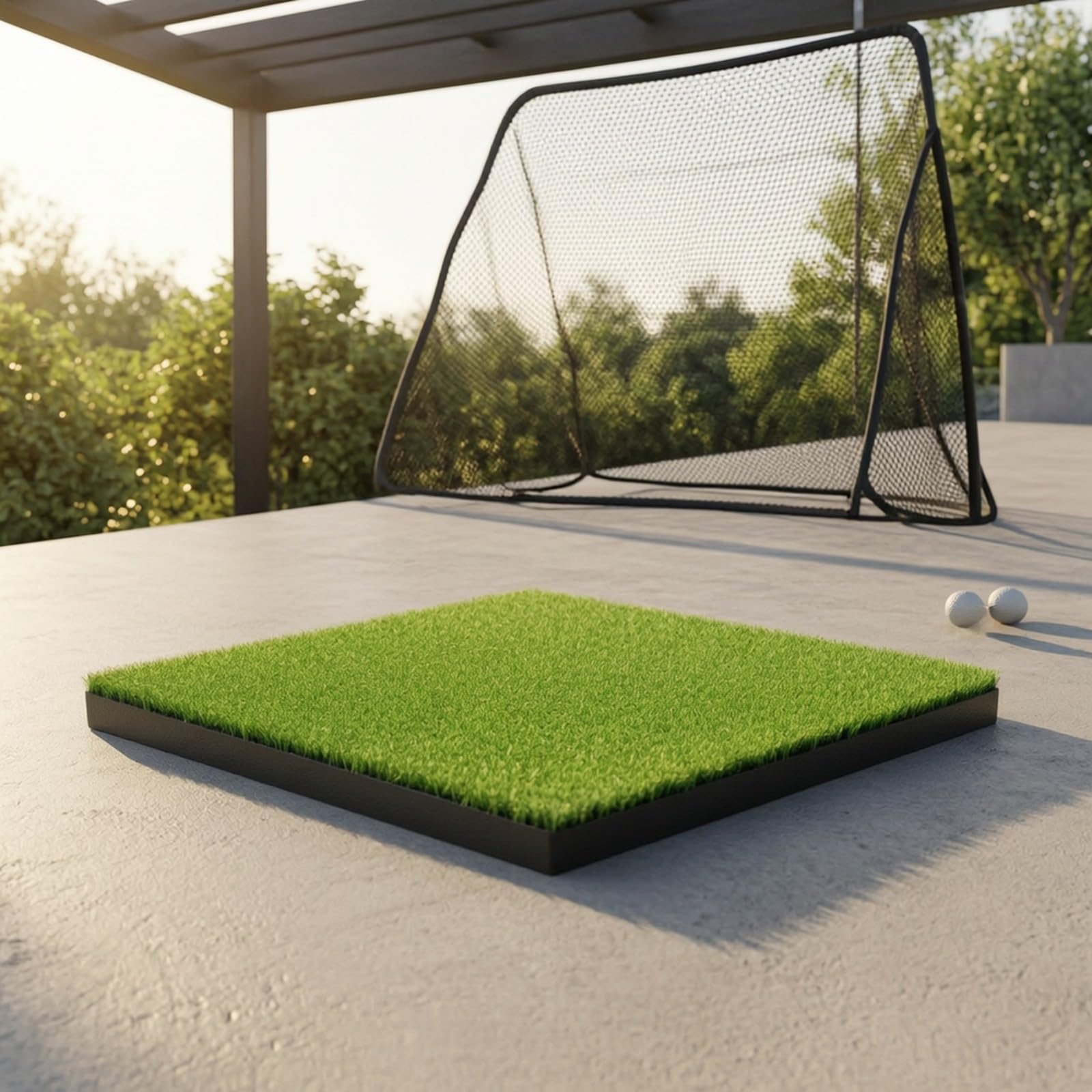 predolo Alfombra Césped Artificial para Golf | Amortiguado, Tape Golf con Base EVA, Antislizan, para Jardín, Inriores