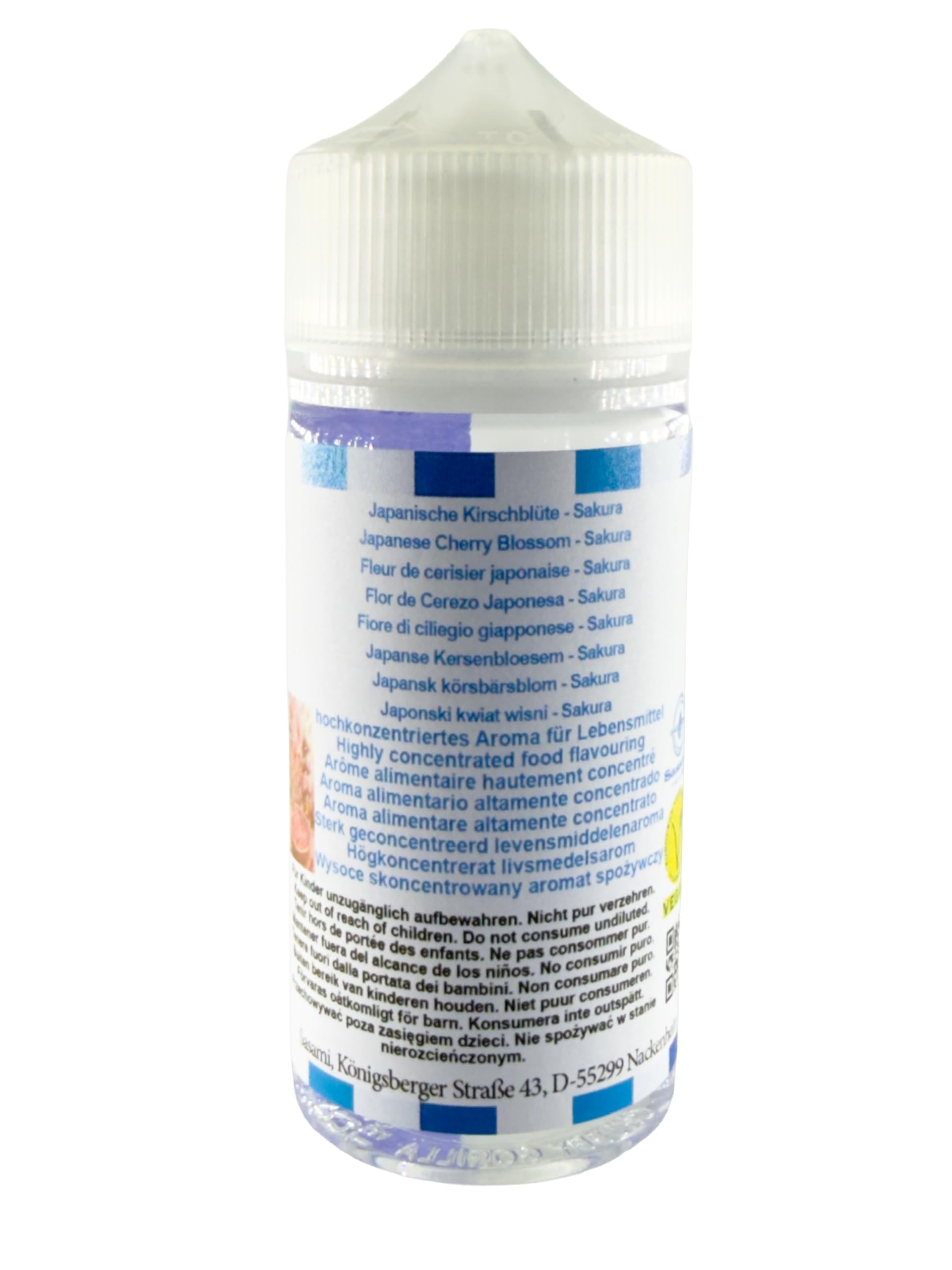 Japanische Kirschblüte - Sakura Aroma Konzentrat - Vegan - Sasami - 100ml