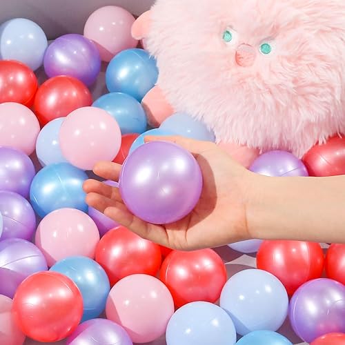 Miniatura 7 de Pelotas para hoyos de bolas, sin ftalatos, sin BPA, bolas de plástico no tóxicas para niños y diversión para jugar