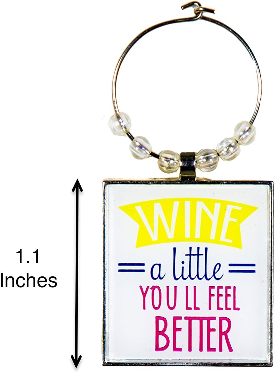 Gеt Sресіаl Prісе Funny Art Quote Wine Charm Set of 6 Fun inspirational word Unique Ring Theme Label Champagne Glass Marker Accessories Gift Idea for Women Men Boy Girl kid Happy Birthday Party Event Engagement 🔥 Crаzу Dеаlѕ Funny Art Quote Wine Charm Set of 6 Fun inspirational word Unique Ring Theme Label Champagne Glass Marker Accessories Gift Idea for Women Men Boy Girl kid Happy Birthday Party Event Engagement