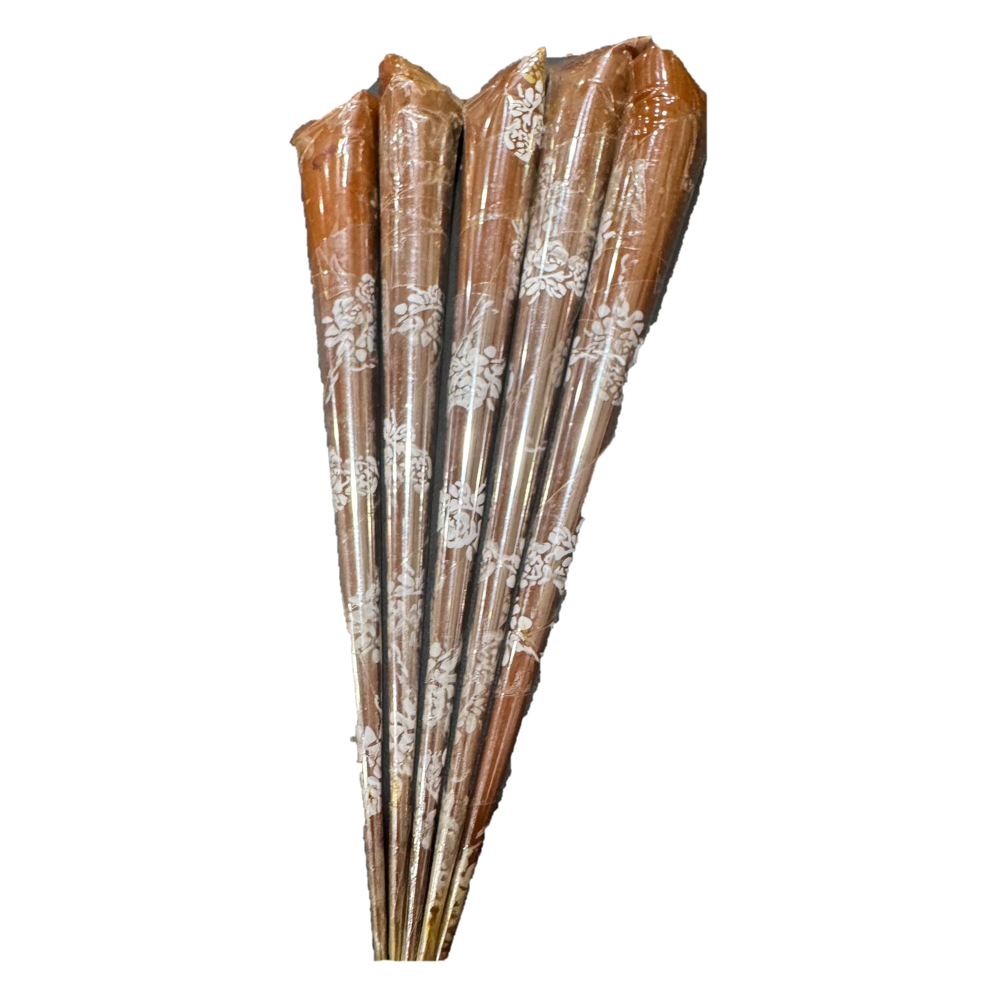 Organic Nail Mehendi Cones for Nail Art & Fingertips, Pack of 5 | 100% Pure Organic Henna, Dark Brown Stain, Easy Application, Cone Form Paste, For Women-image-30
