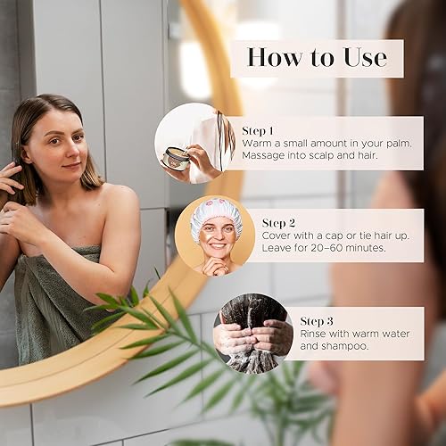 Miniatura 6 de era of nature Aceite de batana duro crudo y sin refinar, 100% aceite de batana de Honduras para cabello y cuero cabelludo, nutre, fortalece y apoya