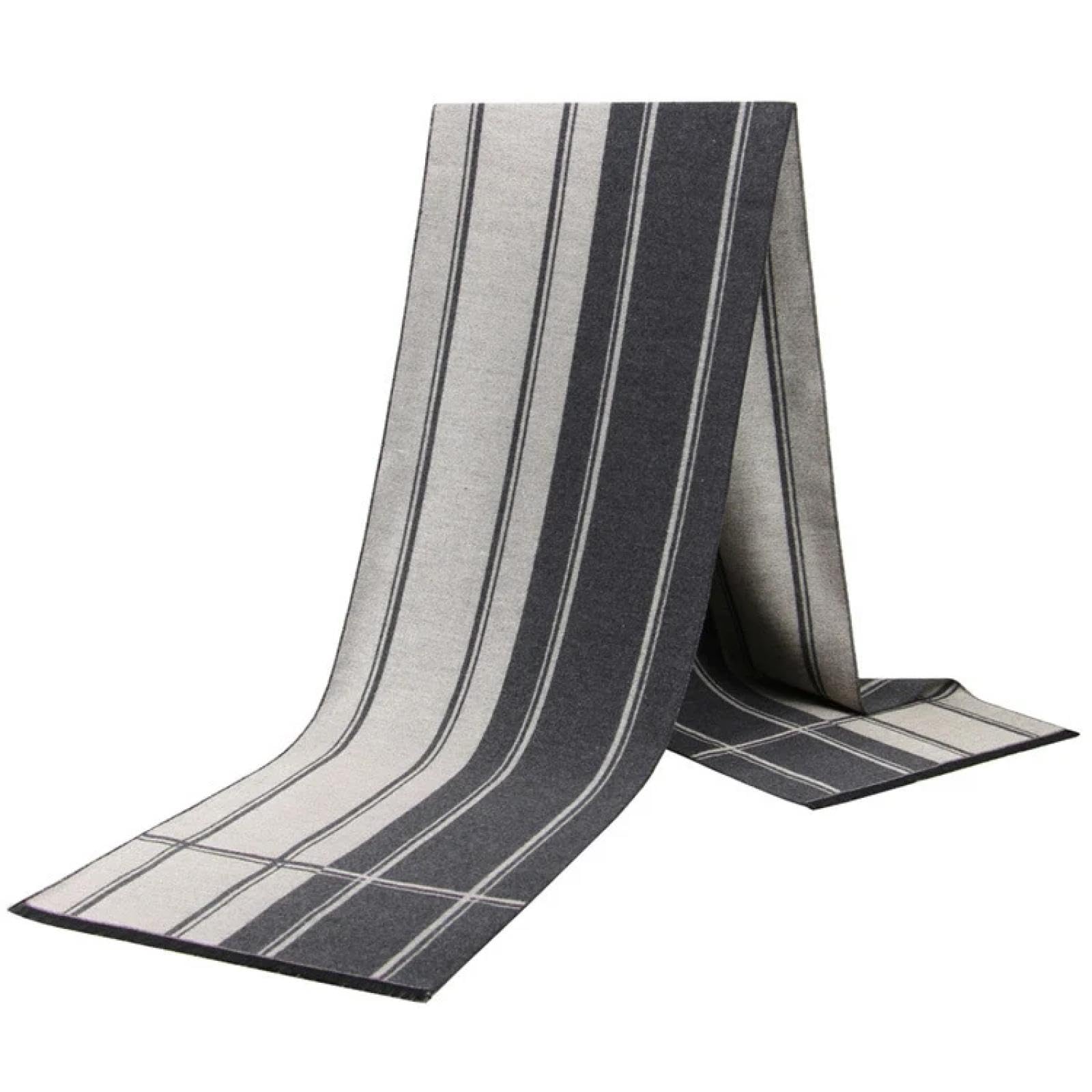 Schals Damen Tücher Halstuch Scarf Schal Männer Warmer Schal Großes Halstuch Casual Outdoor Schal Weich Kariert Streifen Männer