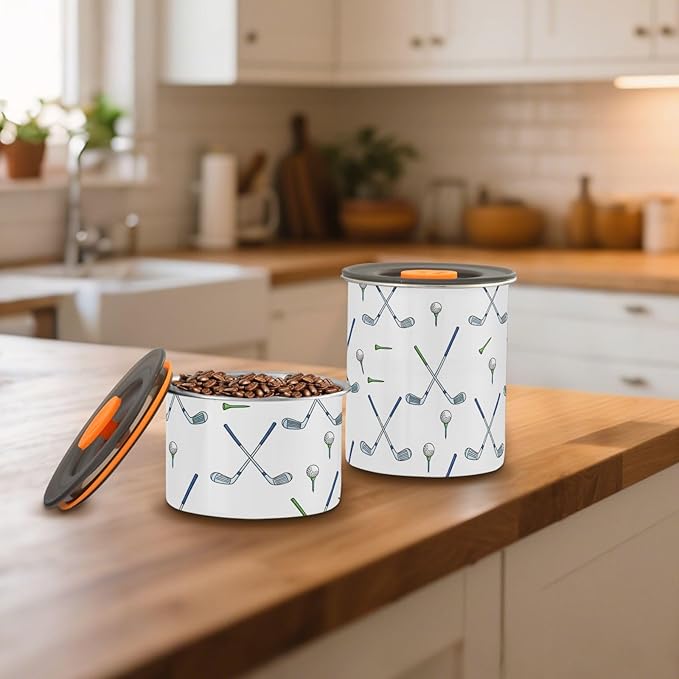 DOMIKING Recipiente Acero Inoxidable Hermético 900ML para Café y Alimentos miniatura 2