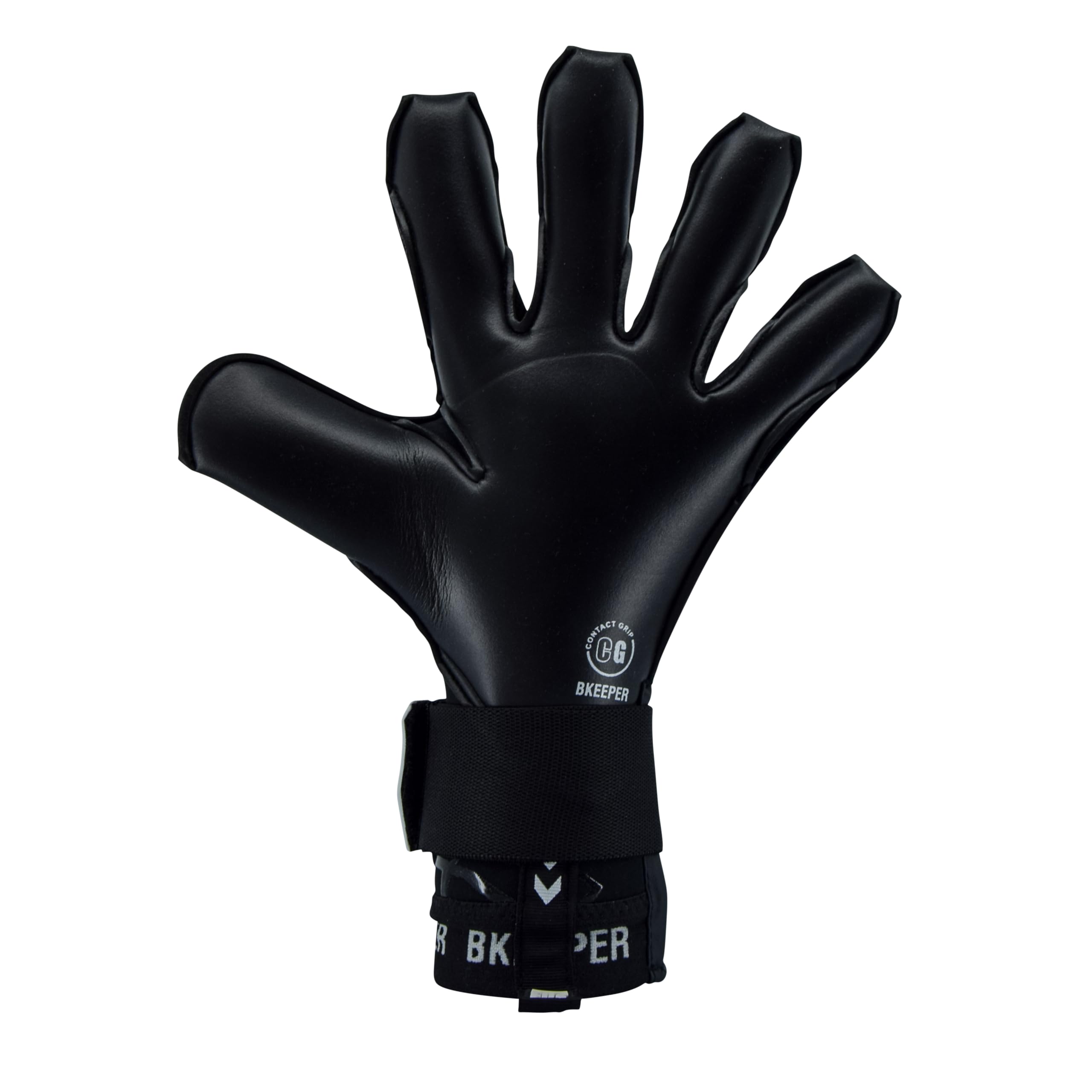 Gants de Gardien NAOS #25, Noir, Coupe Hybride, pour Adultes, Mousse Contact